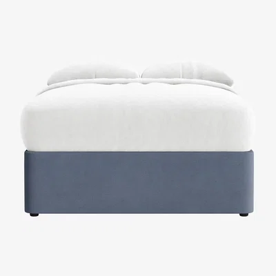 Loaf Side Stash 1.5 Drawer Bed Double in Rainy Window Clever Twill