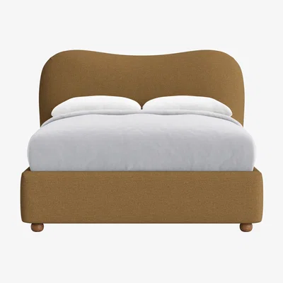 Loaf Monroe Bed, Double (Treehouse Clever Slubby Linen)