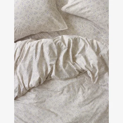 Marks & Spencer Piglet In Bed Pure Cotton Spring Sprig Cover Natural Mix