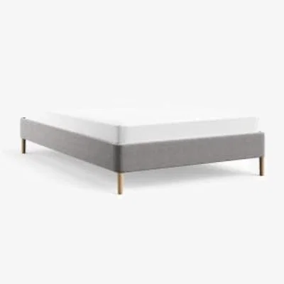 Marks & Spencer M&S Jayden Platform Upholstered Bed - 4FT6 - Pearl Grey, Pearl Grey