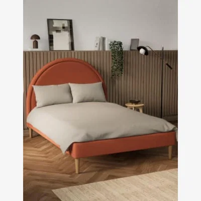 Marks & Spencer M&S Semi Circle Bed - 5FT - Burnt Orange, Burnt Orange,Mink