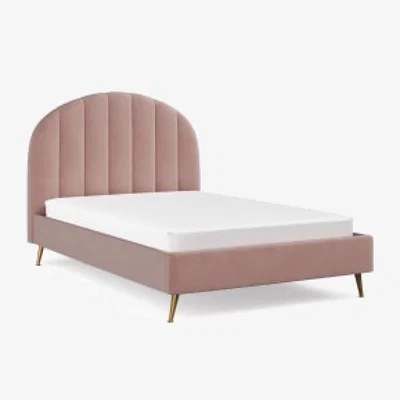 Marks & Spencer M&S  Pearl Velvet Bed - 5FT - Blush, Blush,Mink