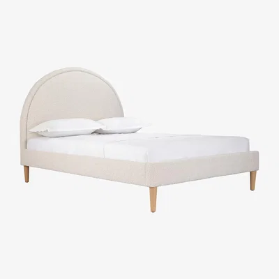Marks & Spencer M&S Semi Circle Boucle Bed - 5FT - Cream, Cream