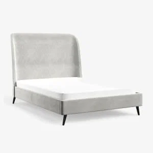 Marks & Spencer M&S  Callen Velvet Bed - 5FT - Silver, Silver,Blush