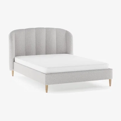 Marks & Spencer M&S Cassis Upholstered Bed - 4FT6 - Cream Mix, Cream Mix,Grey Mix