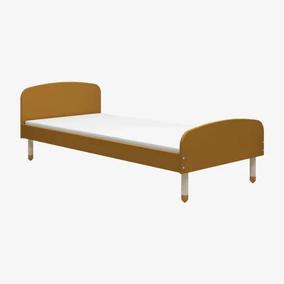 Nordic Nest FLEXA Dots single bed 96x204 cm Yellow