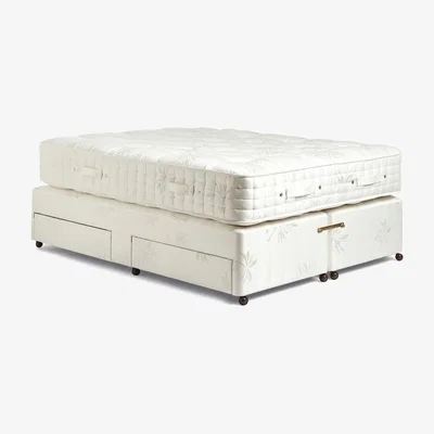 OKA Deluxe Super King Divan Bed - White