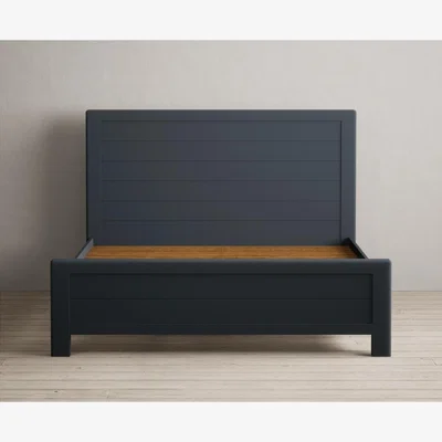 Oak&More Pembridge Dark Blue Painted King Size Bed