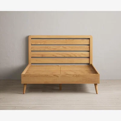 Oak&More Rosa Solid Oak Double Bed