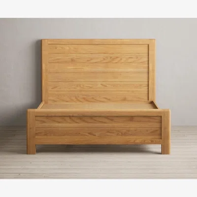 Oak&More Somerton Curved Solid Oak Double Bed