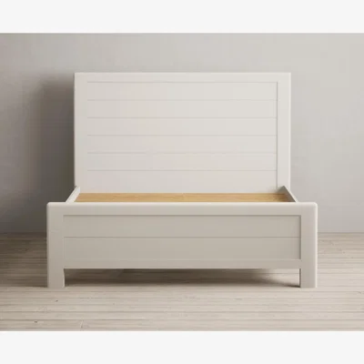 Oak&More Alba Soft White Painted Double Bed