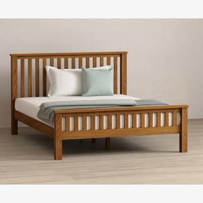 Oak&More Harrogate Rustic Solid Oak Kingsize Bed