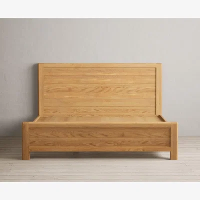 Oak&More Somerton Curved Solid Oak Super King Size Bed