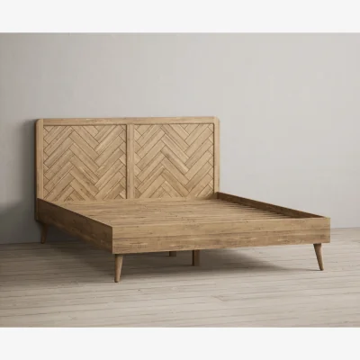 Oak&More Parven Solid Oak Kingsize Bed