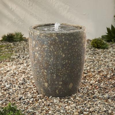 Downtown Altico Camille Water Feature - Rustic Grey