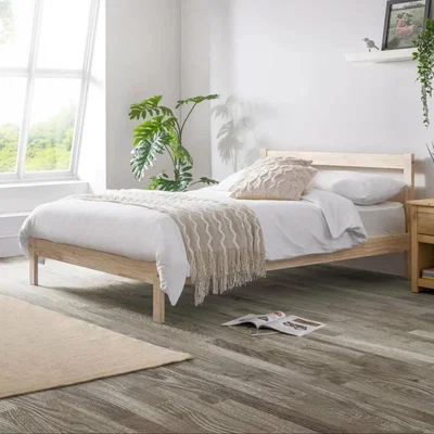 Downtown Julian Bowen Sami Bed - Unfinished Pine - 135cm Double In Natural