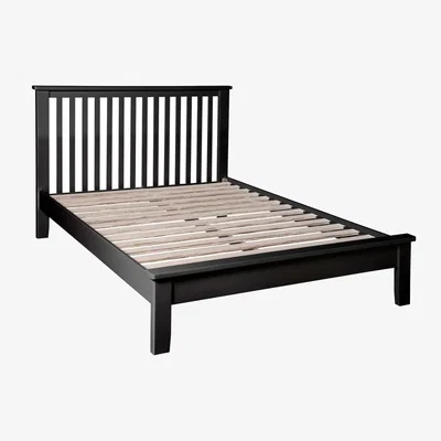 Downtown Cannes Bed Frame - Painted Charcoal - 150cm King 5ft