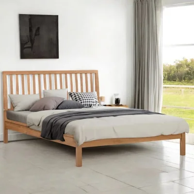 OAT Home Torridon Oak Bed Frame, Oak / Double 4ft6 - 135x190cm