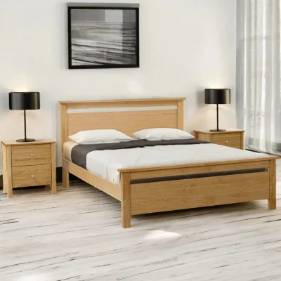 OAT Home Nairn Oak Bed Frame, Oak / Super King 6ft - 180x200cm