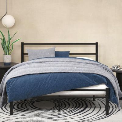 The Range Geraldine Metal Bed Frame with Headboard - Black / 19.6kg
