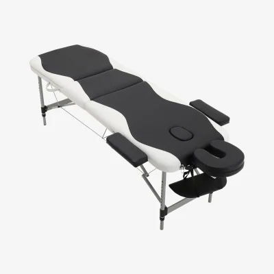 The Range Lifeideas PU Leather SPA Beauty Bed - Black and White