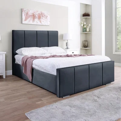 The Range Brooklyn Bed Frame - Grey / King