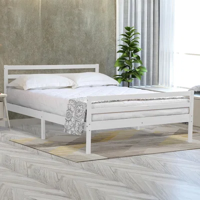 The Range Atlas Bed - White / Double