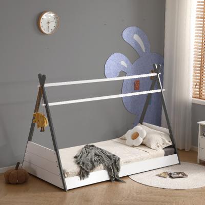 The Range Exetor Playhouse Bed Frame - White & Grey Combination