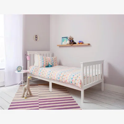 The Range Otis Single Bed 3ft Frame in White - White