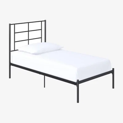 The Range Jensen Metal Bed - Black / Single