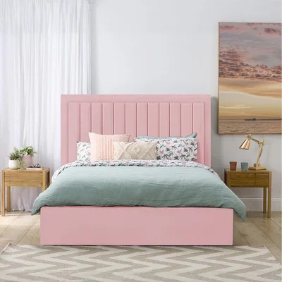 The Range Roma Bed Frame - Pink / King