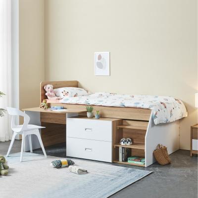 The Range Broughton Captain Bed Oak and White - Oak