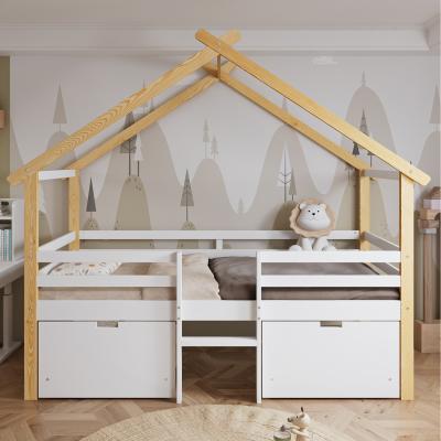The Range 2 Storage Drawer Bed with Wheels - White