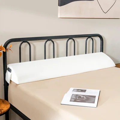 The Range Bed Wedge Pillow Stopper - White