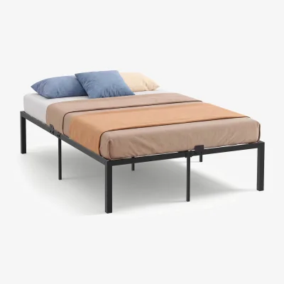 The Range Heavy Duty Platform Bed - Black
