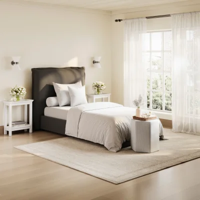 The Range Sunday Deep Grey Single Bed  - Deep Grey