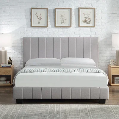 The Range Parker Double Bed - Grey
