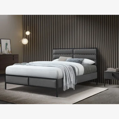 The Range Venice Dark Grey Bed Frame - Kingsize - Dark Grey