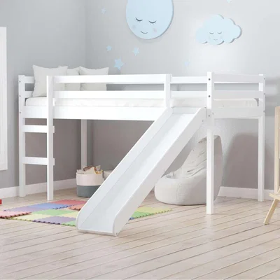 The Range Slide Cabin Bed Frame Single Birlea Frankie - White