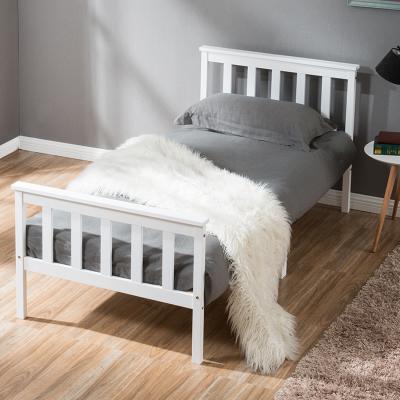 The Range Andrea Classic Solid Pine Single Bed Frame - White
