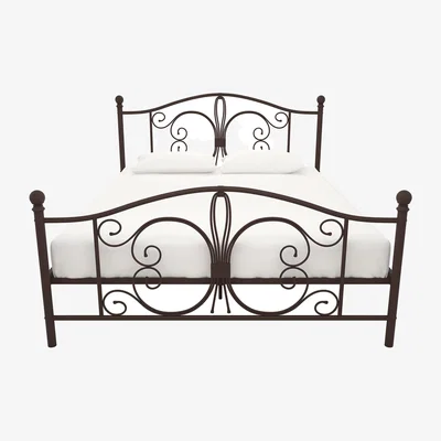 The Range Bombay Metal Bed - Bronze / King