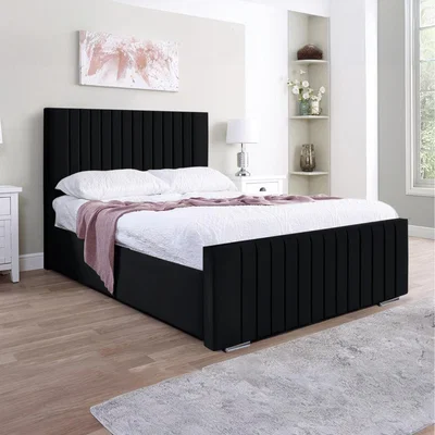 The Range Caroline Bed Frame - Black / Single
