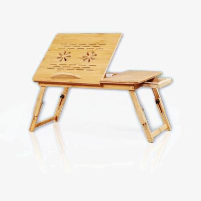 The Range Adjustable Laptop Desk Stand and Folding Bed Table - Natural