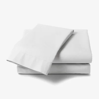 The Range Percale Pastel Super King Bed Extra Deep Fitted Sheet - White