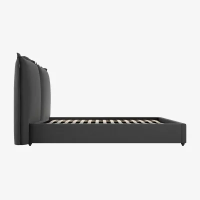 The Range Sunday Deep Grey King Size Bed  - Deep Grey