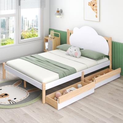 The Range Cloudscape Bed Frame - White