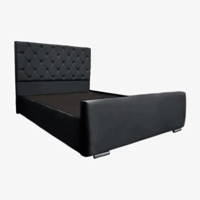 The Range Lea Bed Frame - Grey / Double