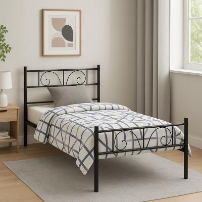 The Range Adrina Single Bed Frame - Black