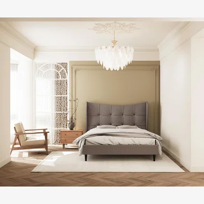 The Range Verona 5' (King) Bed - Brown