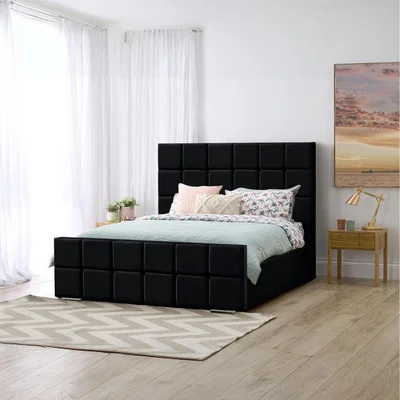 The Range Andrea Bed Frame - Black / King